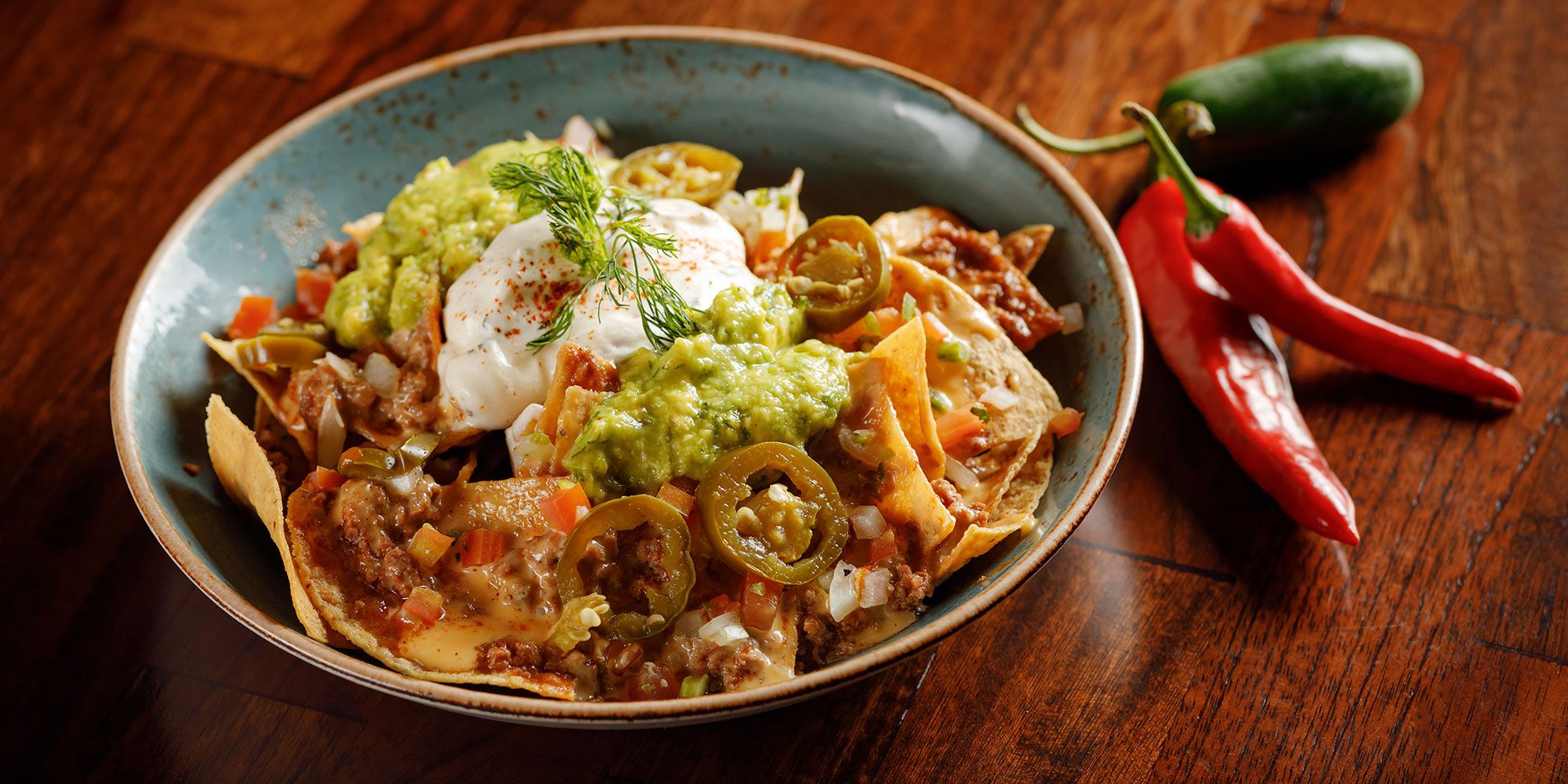 Nachos de la casa
