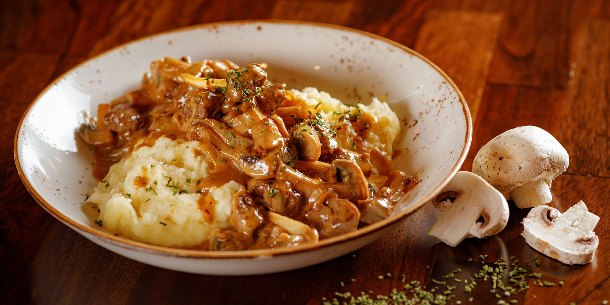 Beef stroganoff