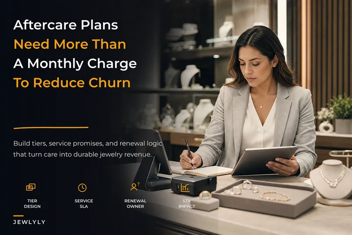 Aftercare subscription operations that reduce churn for jewelry stores