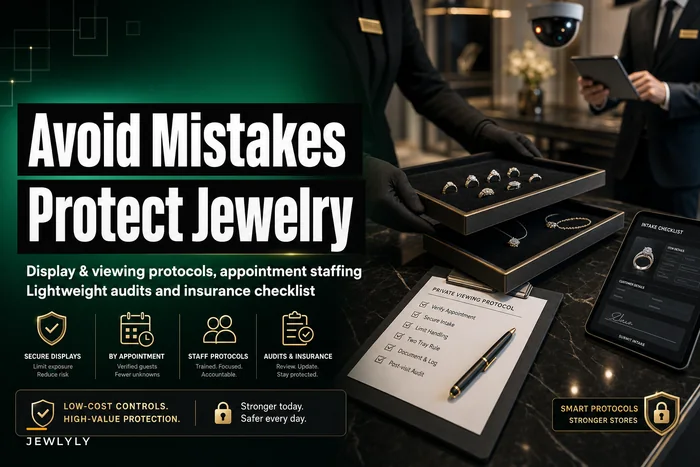 Avoid routine security mistakes: low-cost store controls to protect high-value jewelry