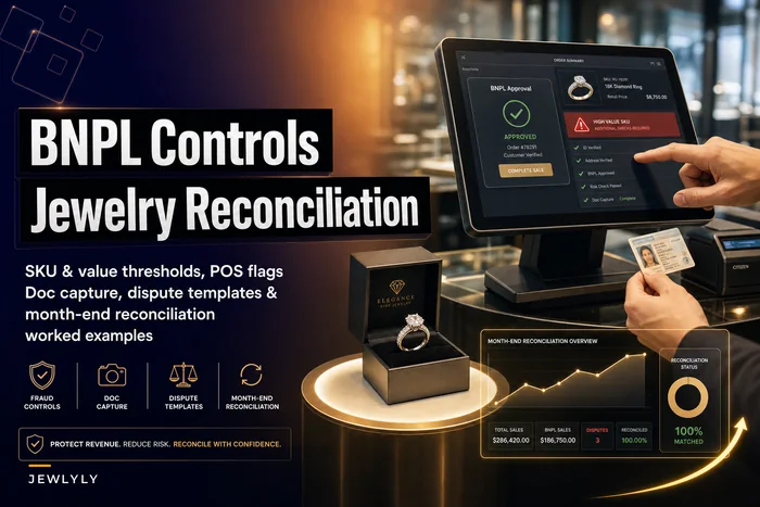 BNPL operations for high-ticket jewelry with fraud controls and reconciliation