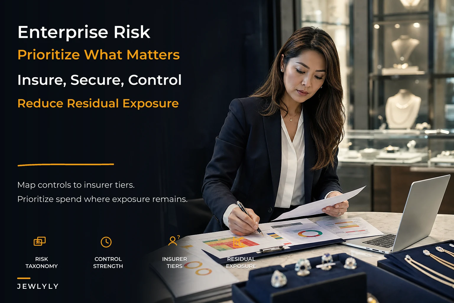 Enterprise risk‑management framework to prioritize insurance, security and vendor risk