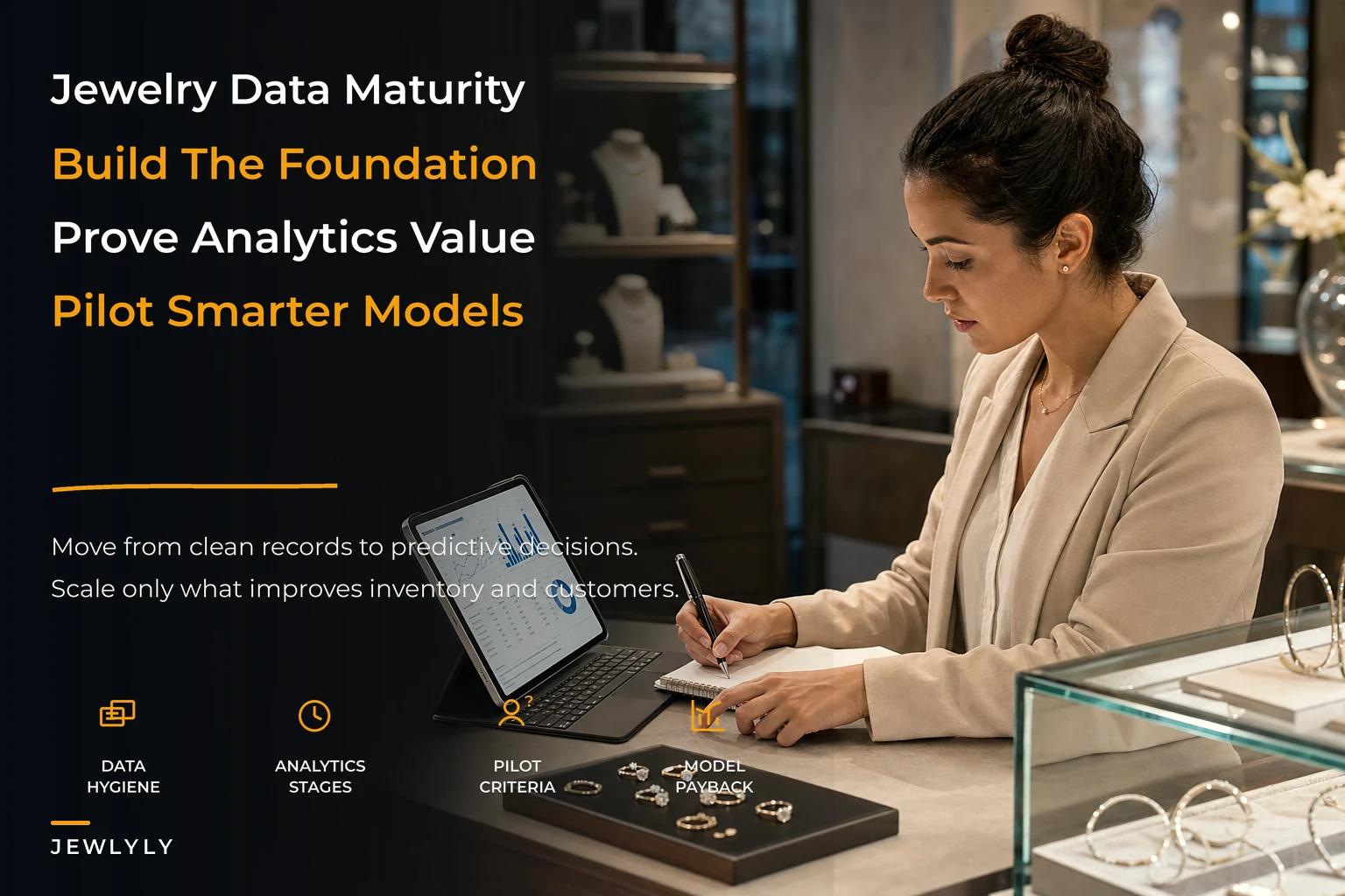 Jewelry data maturity roadmap to predictive inventory and customer models