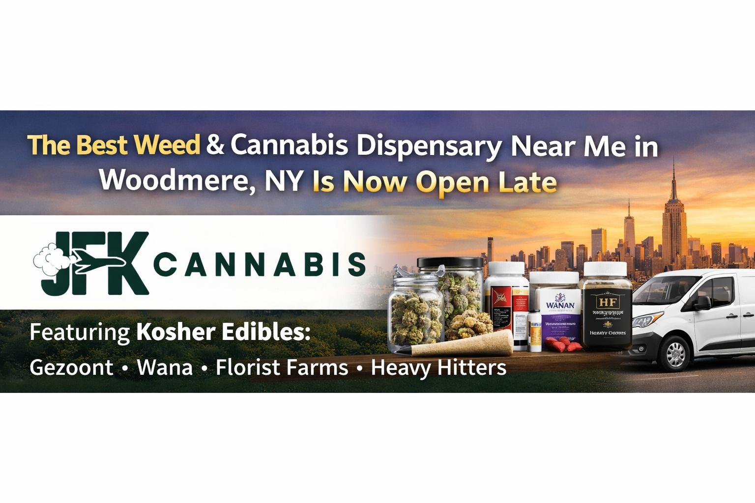 The Best Weed & Cannabis Dispensary Near Me in Woodmere, NY Is Now Open Late