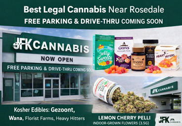 Best Legal Cannabis Near Rosedale – Free Parking & Drive-Thru Convenience