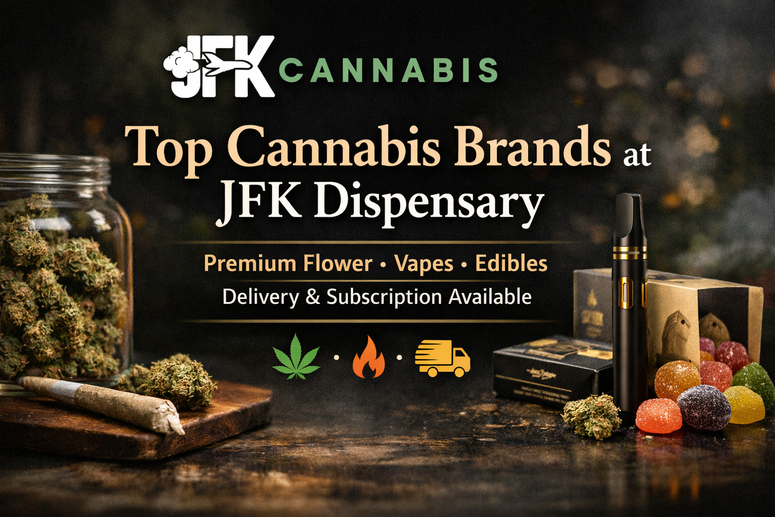 Discover Top Cannabis Brands at JFK Cannabis Dispensary – Premium Products, Local Vibes & Convenient Delivery Options