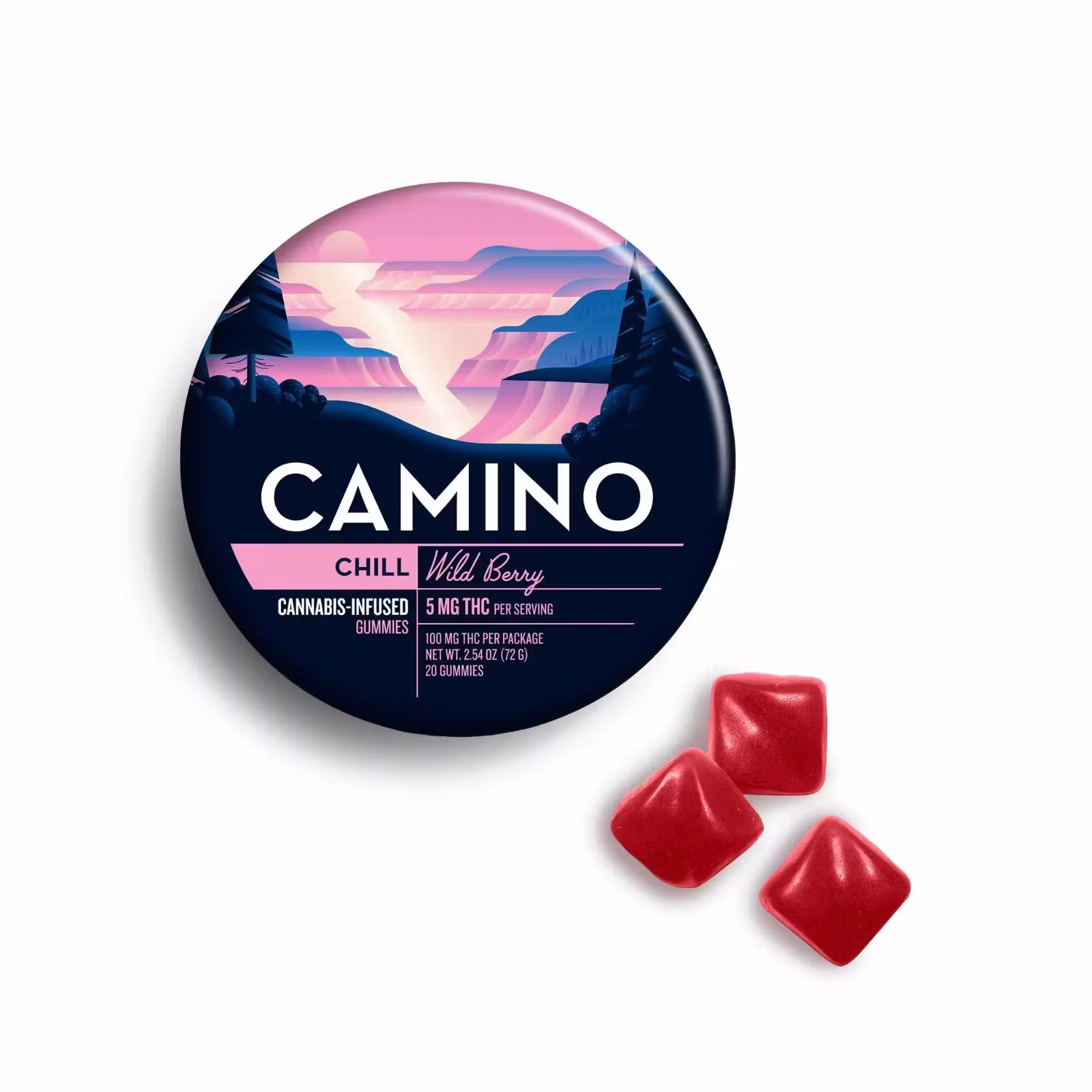 Wild Berry 20 pack by Camino 100mg