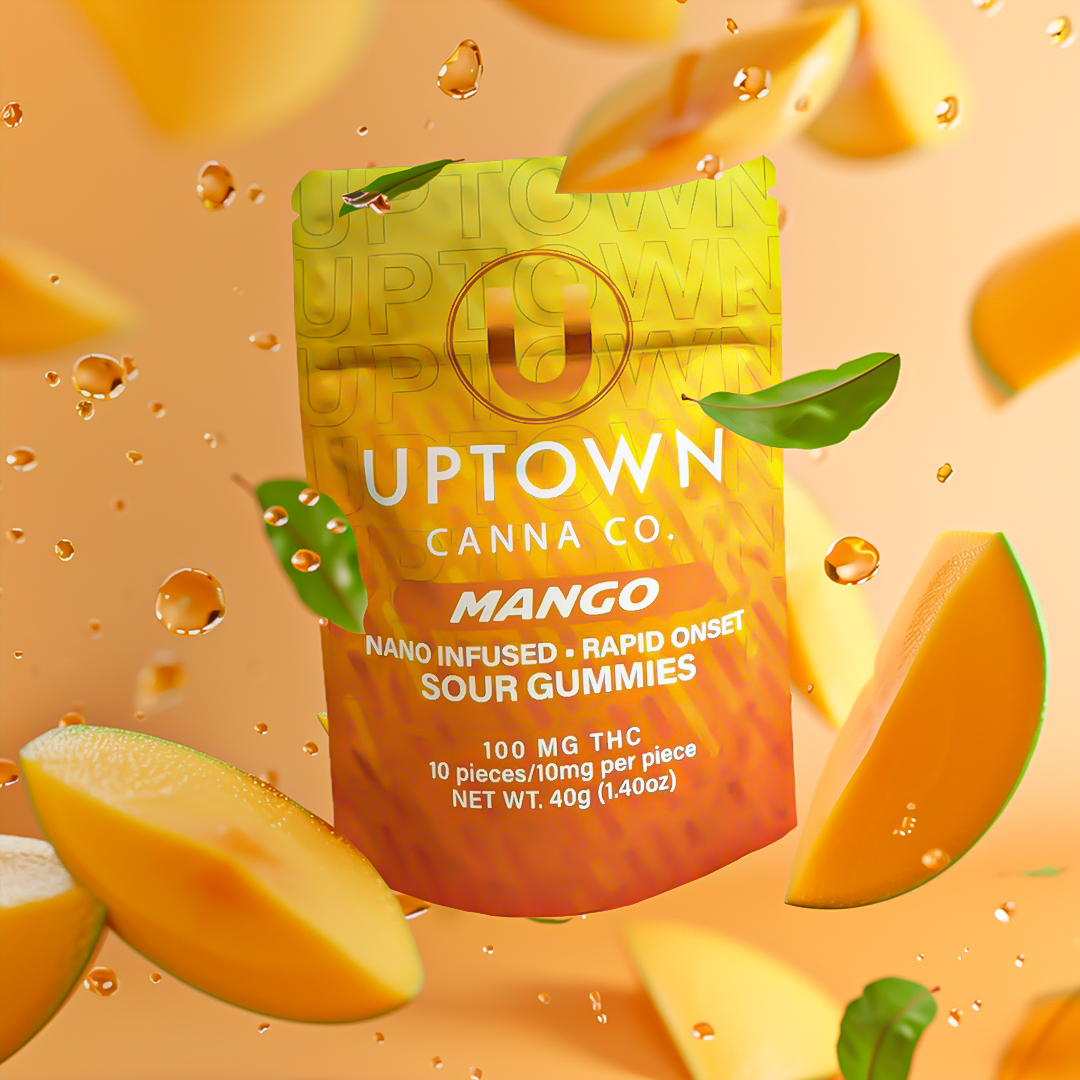 Mango 10 pack Gummies by Uptown Canna