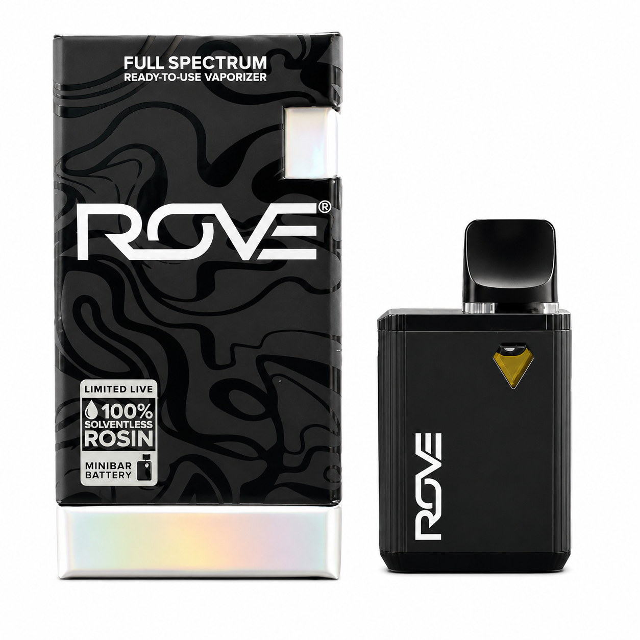 Wedding Cake Live Rosin AIO vape and pod by Rove 0.5g