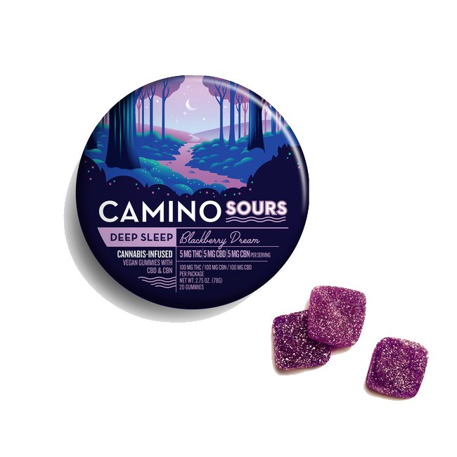 Midnight Blueberry Sleep 20 pack by Camino 100mg