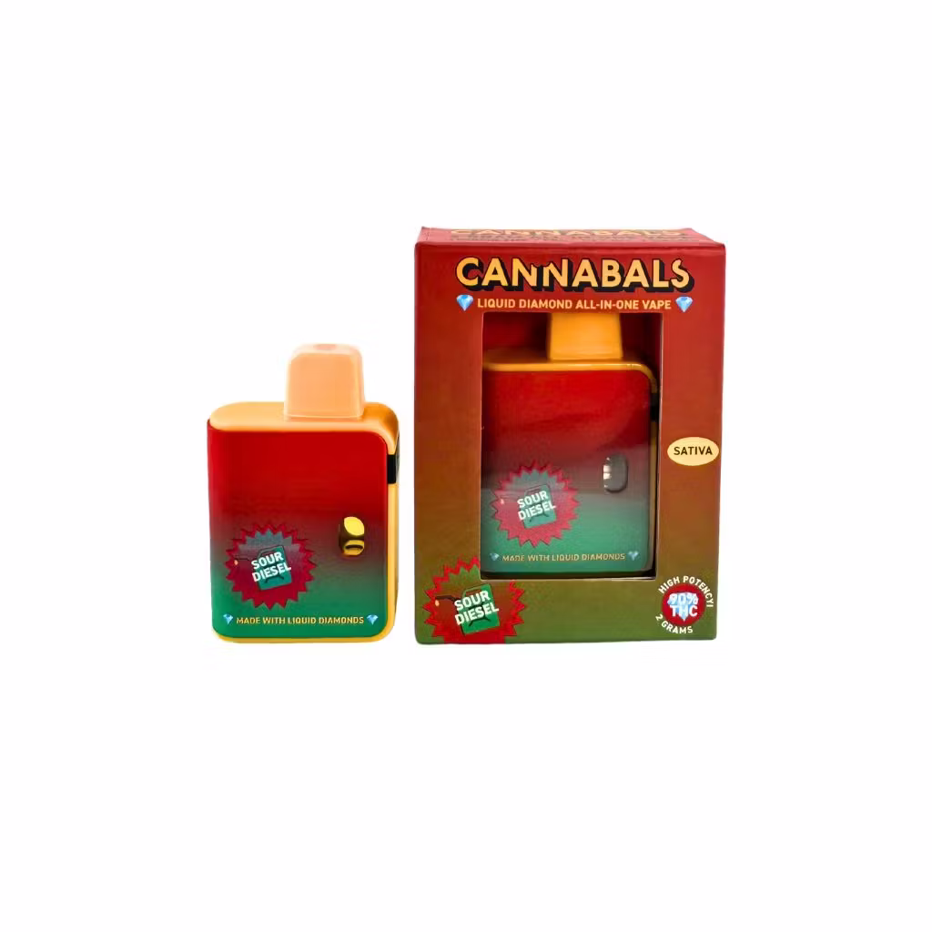 Sour Diesel Liquid Diamond All In One Vape by Cannabals 2g