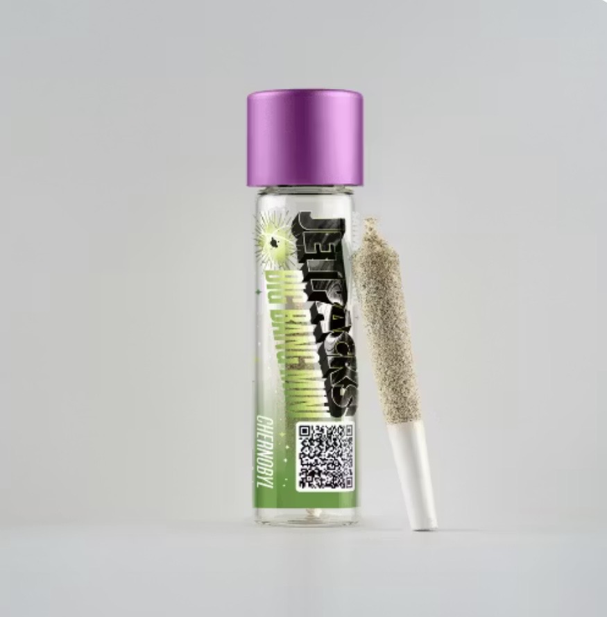 Chernobyl Infused Sativa Single Pre roll By JetPacks 0.5g