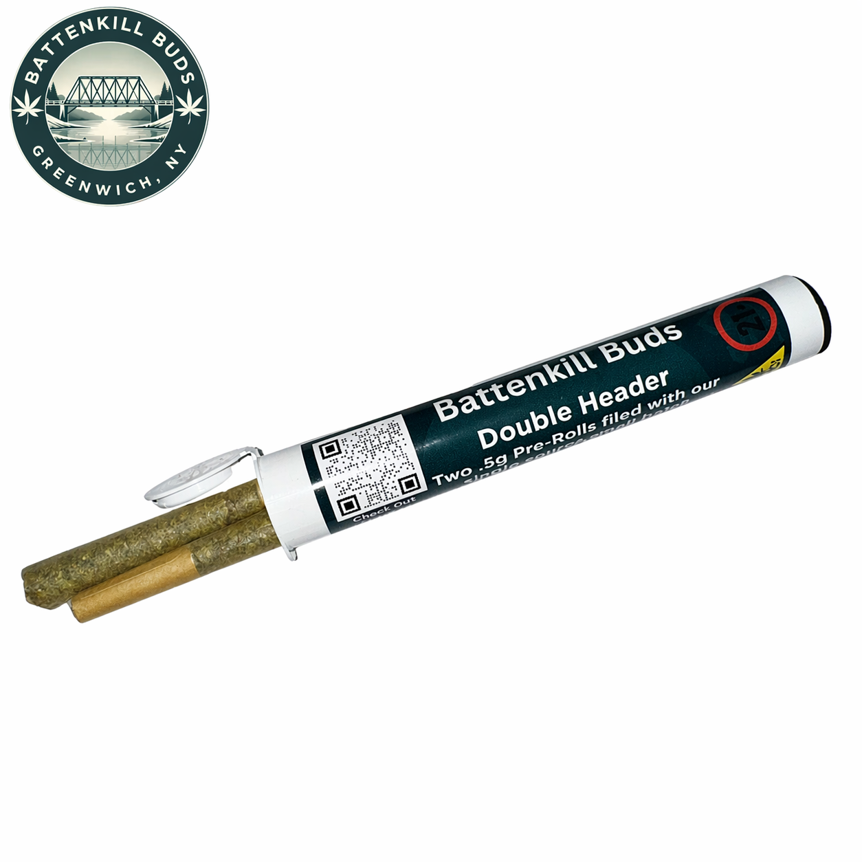 Velvet Runtz 2 pack pre roll by Battenkill Buds 1g