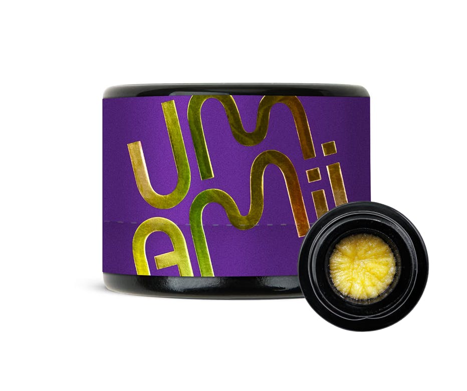 Carbon Fiber Live Rosin Jar by Umamii  1g