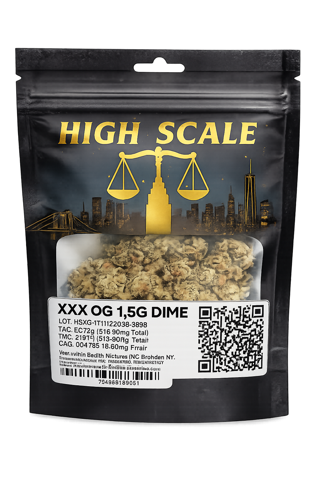 xxx OG indoor grown flower 1.5g