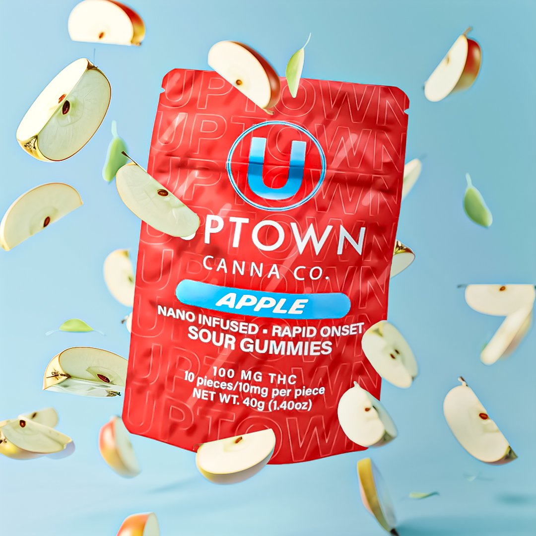 Apple 10 pack Gummies by Uptown Canna