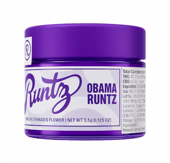 Obama Runtz indoor grown flower 3.5g