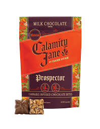 Milk Chocolate Prospector Chocolate Bites 10 pack By Calamity Jane 100mg