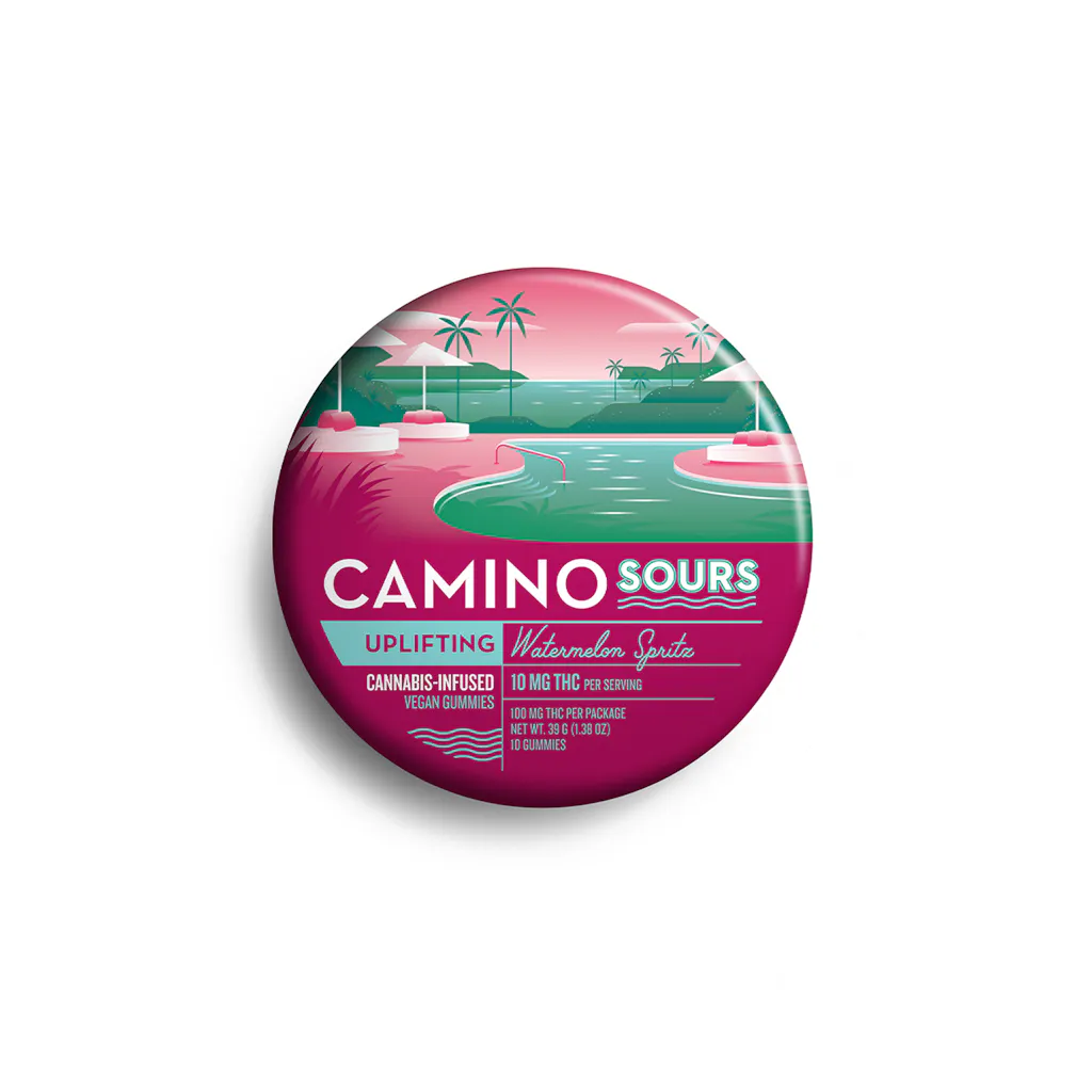 Watermelon Spritz Sours Uplifting 10 pack by Camino 100mg