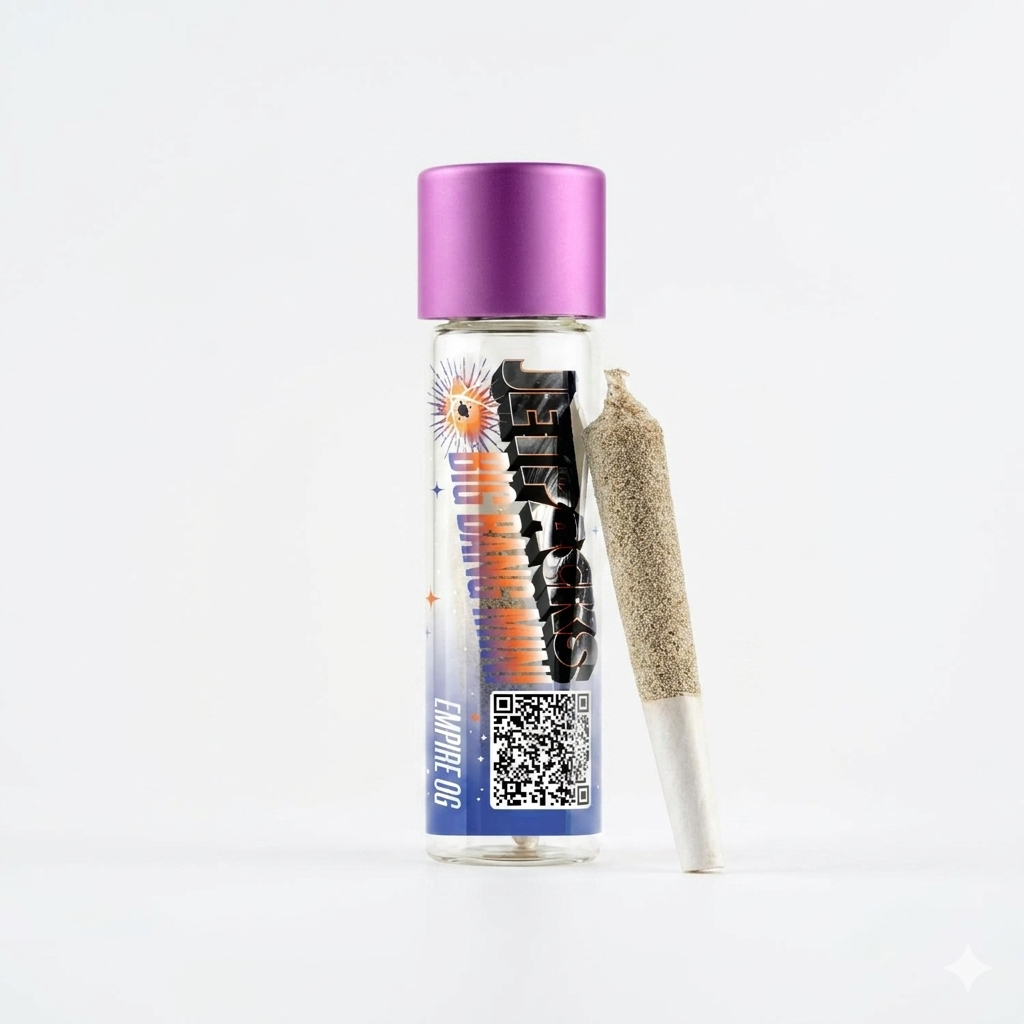 Empire OG Infused Indica Single Pre roll By JetPacks 0.5g