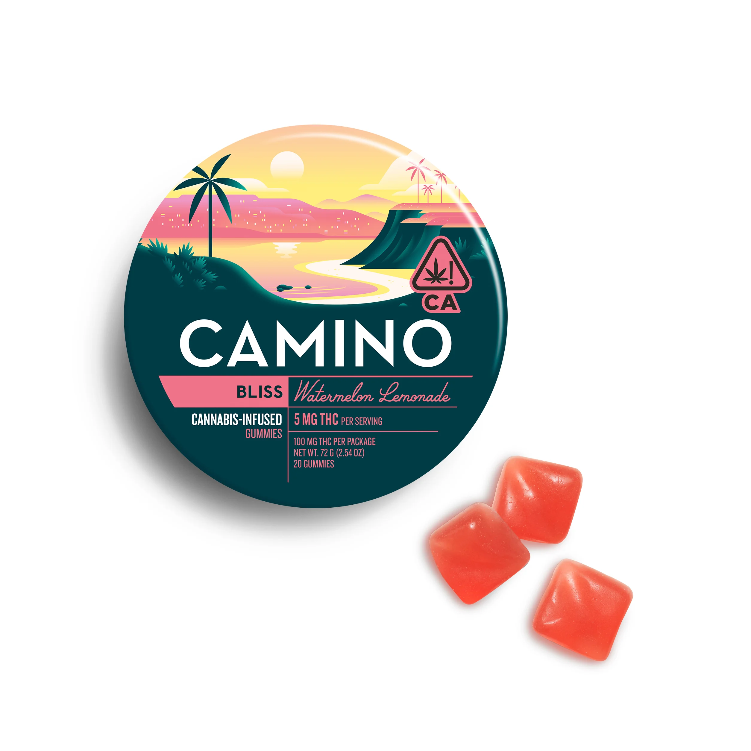 Watermelon Lemonade Bliss 20 pack by Camino 100mg