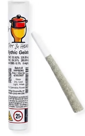 Mythic Gelato Pre Roll by Pot & Head 1g