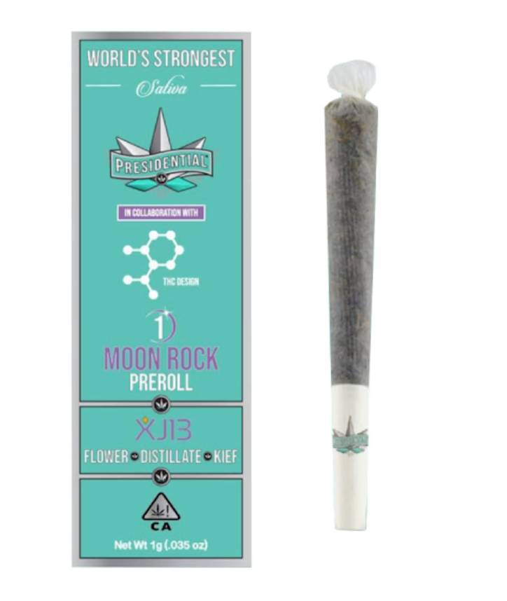 XJ13 Moonrock pre roll by Presidential 1g