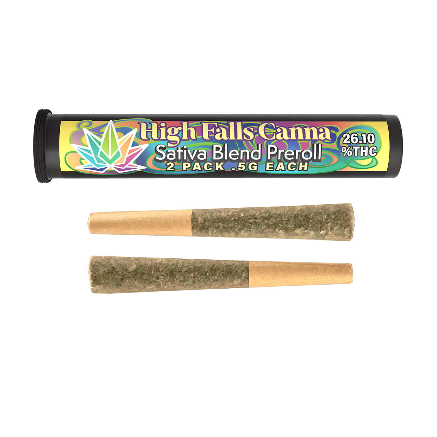 Sativa Blend 2 pack Pre Roll by High Falls Canna 1g