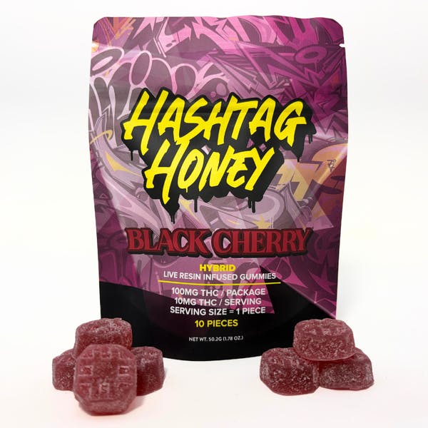 Black Cherry (Hybrid) Live Resin Nano Infused by Hashtag Honey 100mg