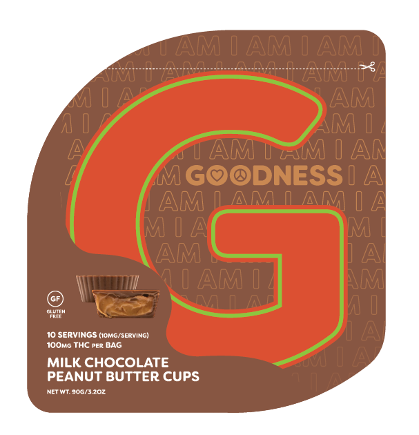 Peanut Butter Cup 10 Pack by I Am Goodness 100mg