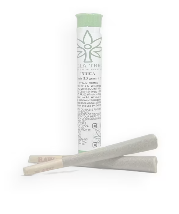 Gumbo Pre Roll 2 pack by Dollar Treez 2.4g