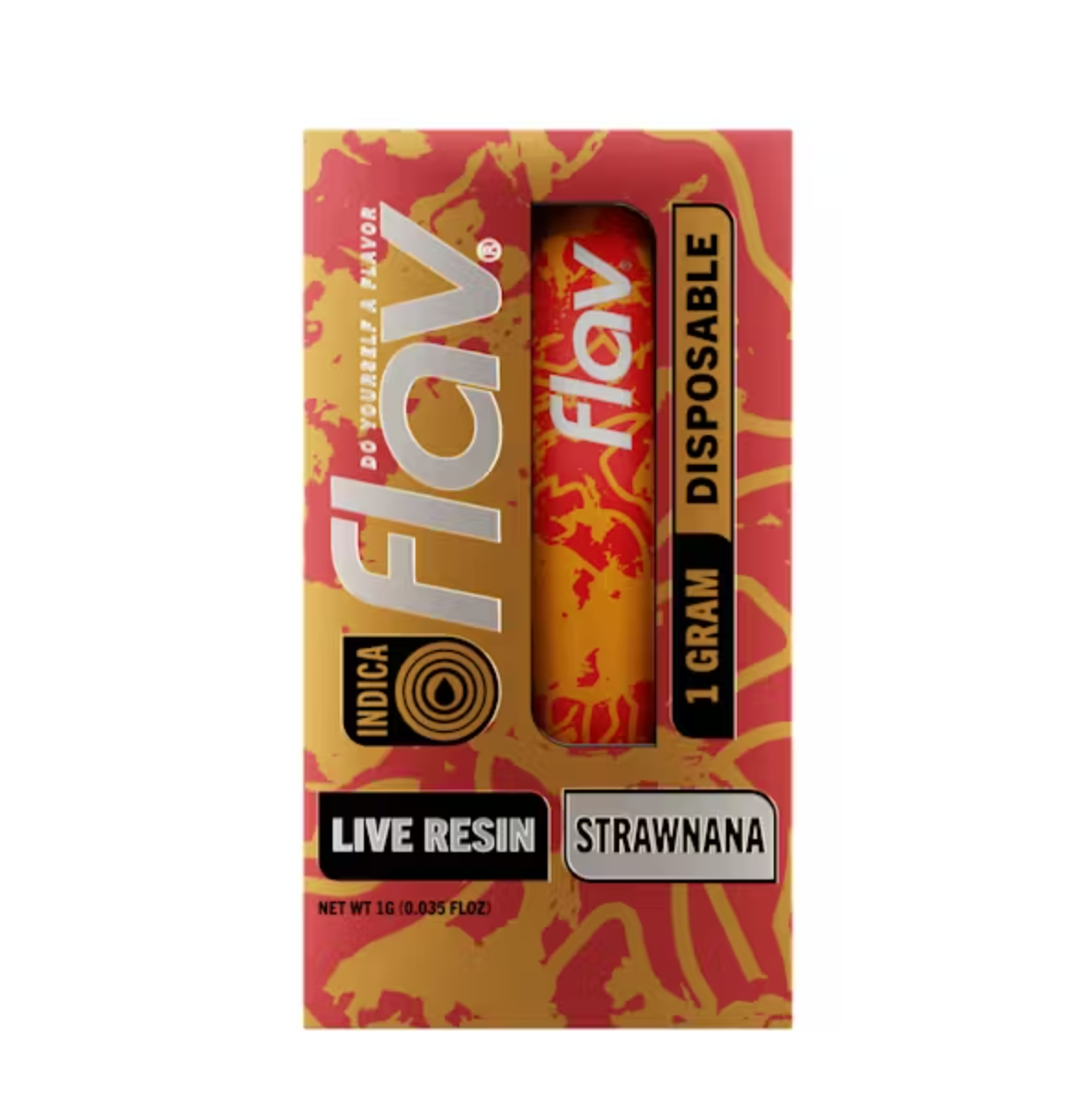 Strawnana Live Resin All in One Vape 1g