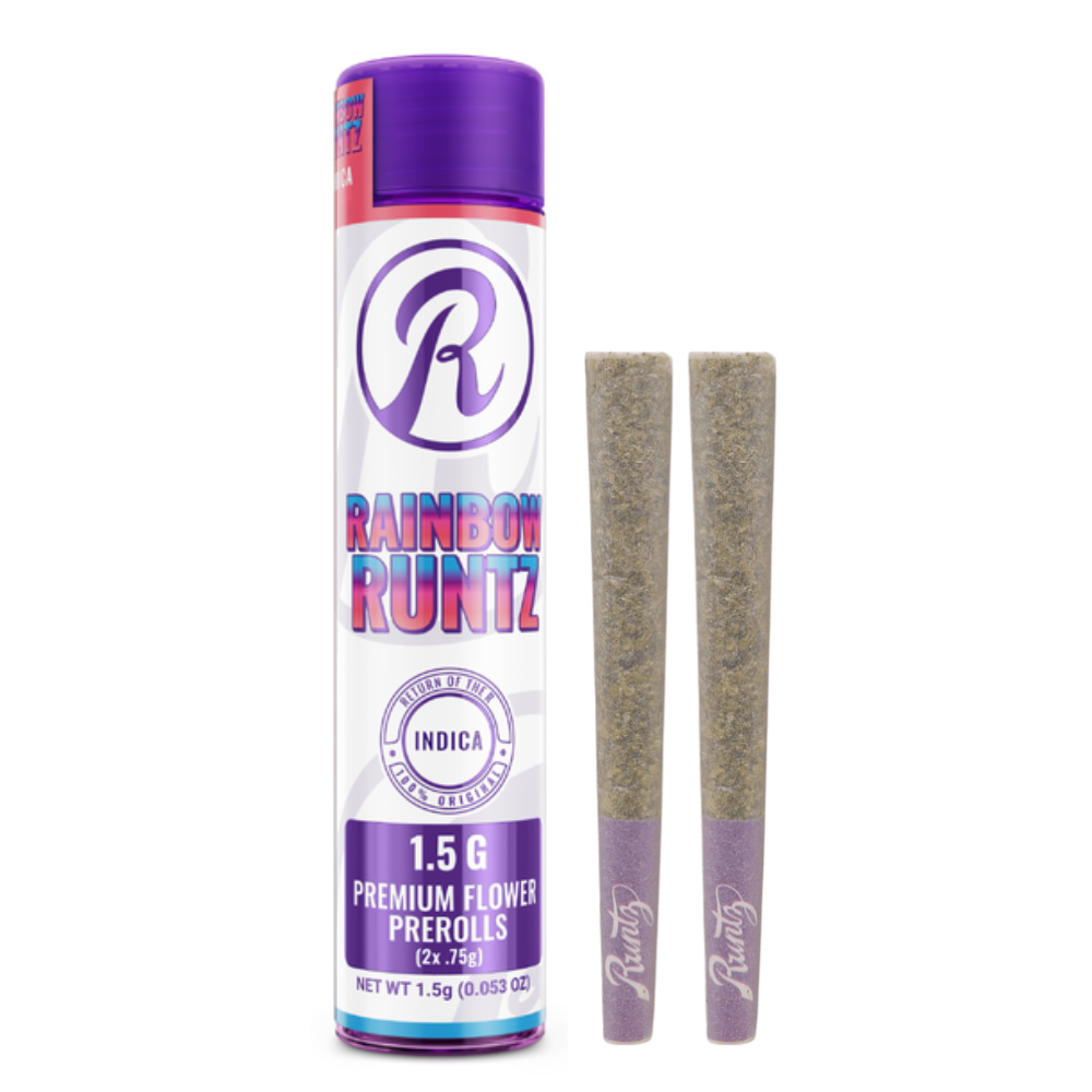 Rainbow Runtz 2 pack Pre Roll by Runtz 1.5g