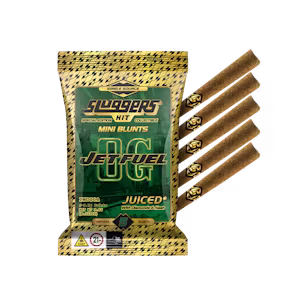 Jet Fuel OG Double Infused Glass Tip Blunt 5 pack by Sluggers 3.5g