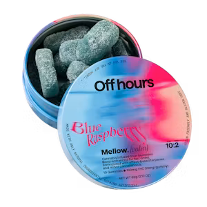 Blue Raspberry (Calm) Nano Infused Gummies by Off Hours 100mg