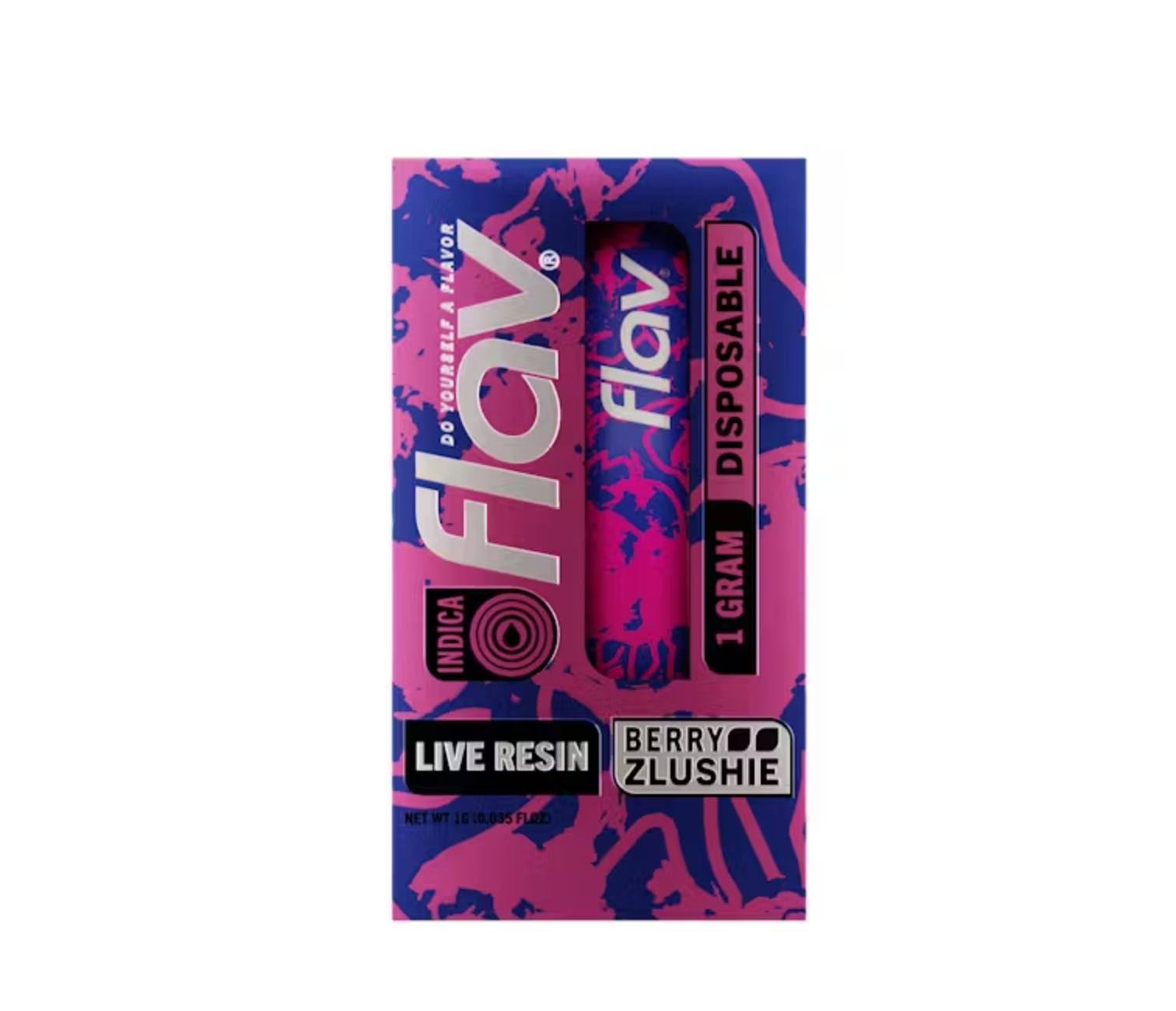 Berry Zlushie Live Resin All in One Vape 1g