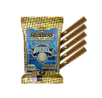 NYC Diesel Double Infused Glass Tip Blunt 5 pack by Sluggers 3.5g