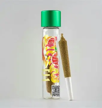 Strawberry Sour Diesel (Hybrid) Triple Infused Single Pre roll - 0.6g