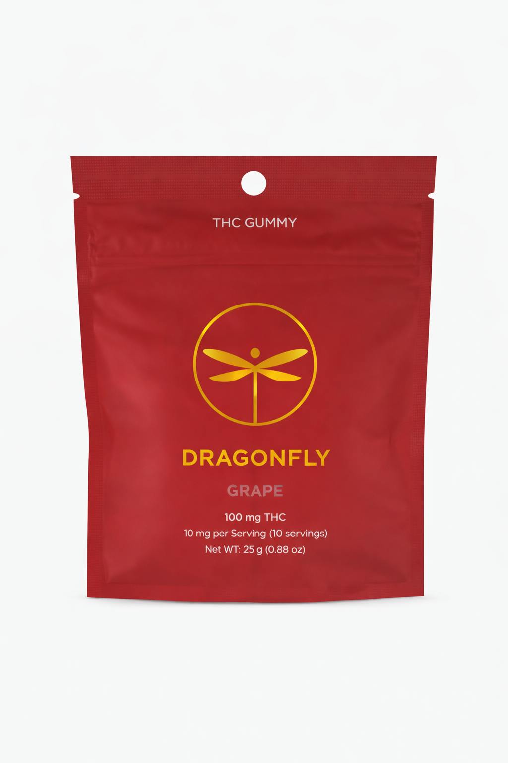 Grape THC Gummies by Dragonfly 100mg