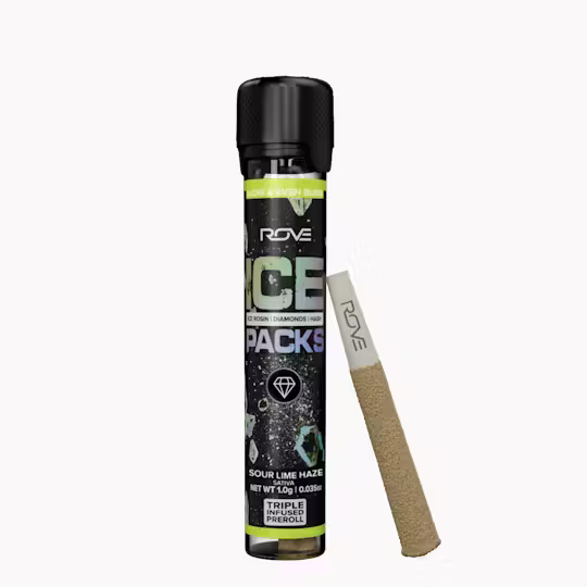 Sour Lime Haze Triple Infused Single Pre Roll 1g