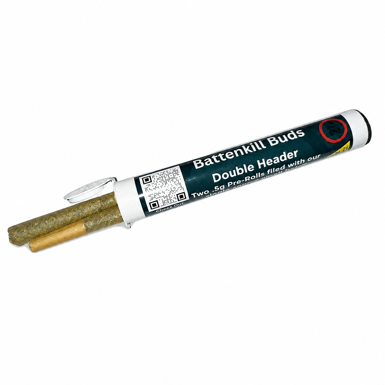 Sour Papaya 2 pack pre roll by Battenkill Buds 1g