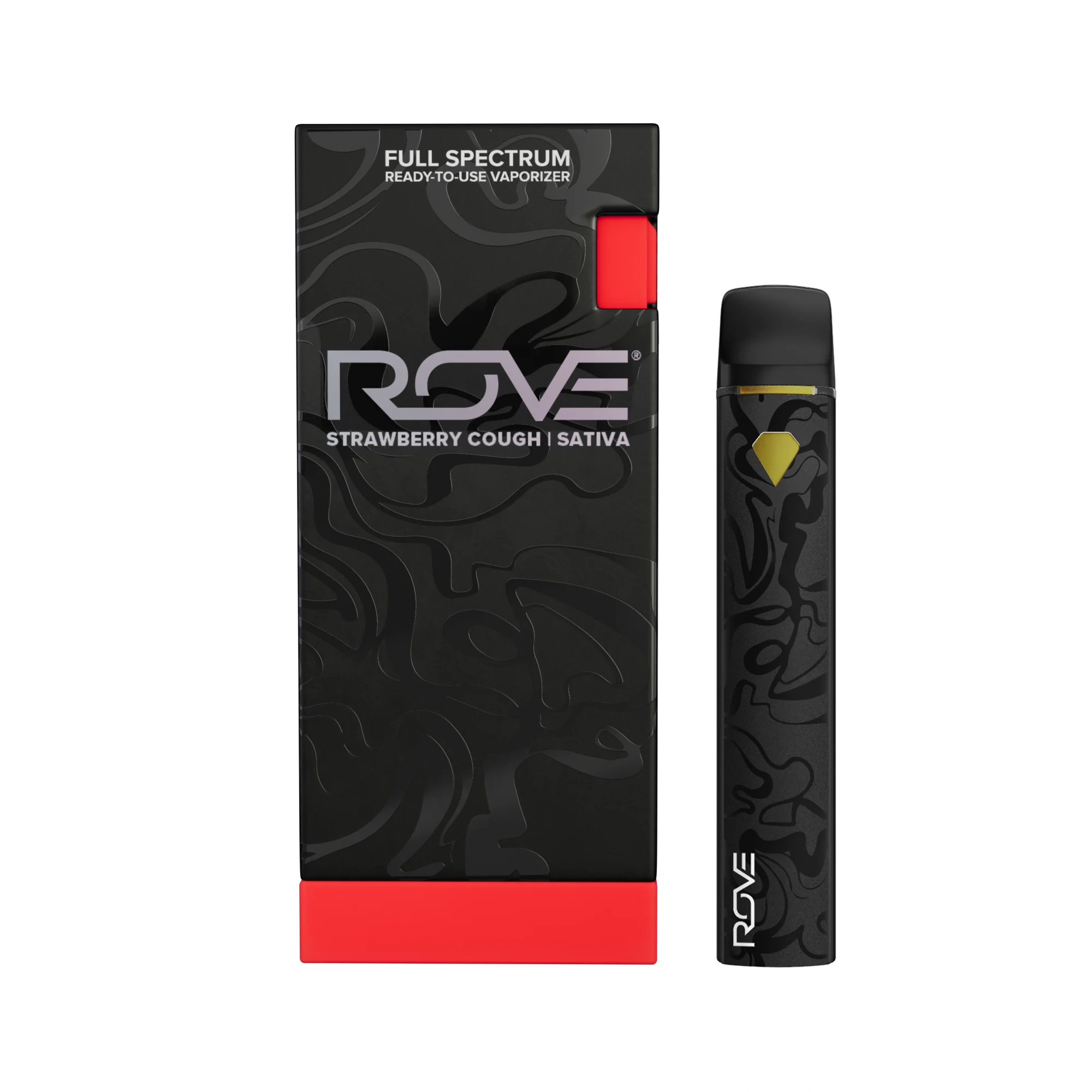 Strawberry Cough Liquid Diamonds AIO vape and pod by Rove 1