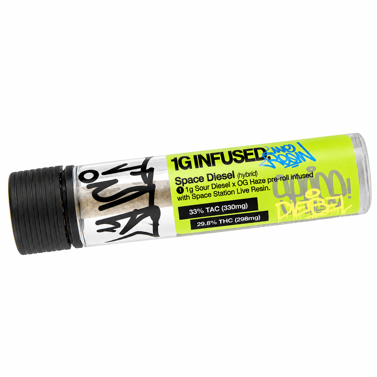 Space Diesel 1G Infused Live Resin Pre Roll by Luci