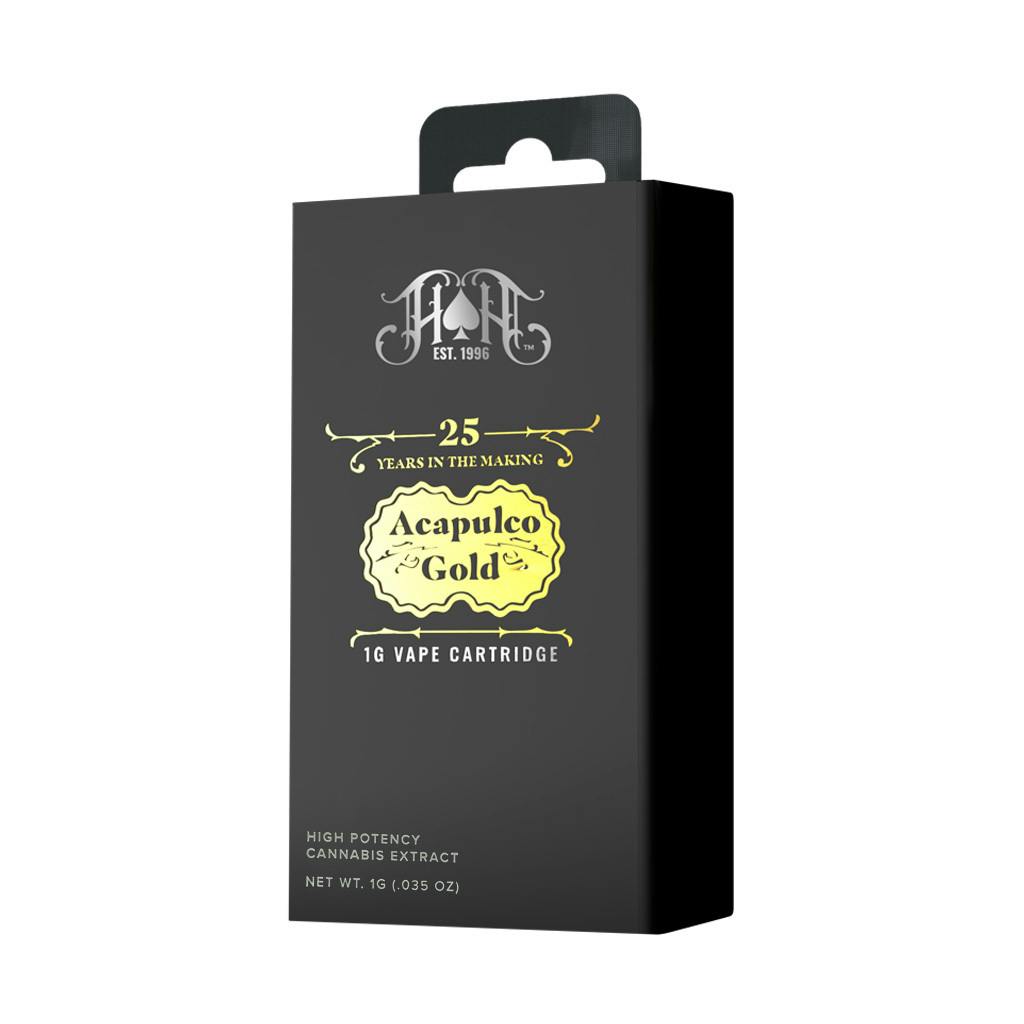 Acapulco Gold (sativa) Vape Cart by Heavy Hitters 1g