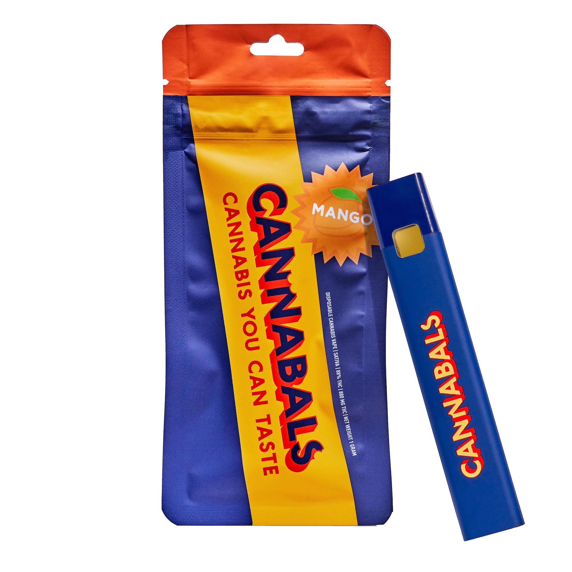 Mango disposable all in one vape 1g by cannabals