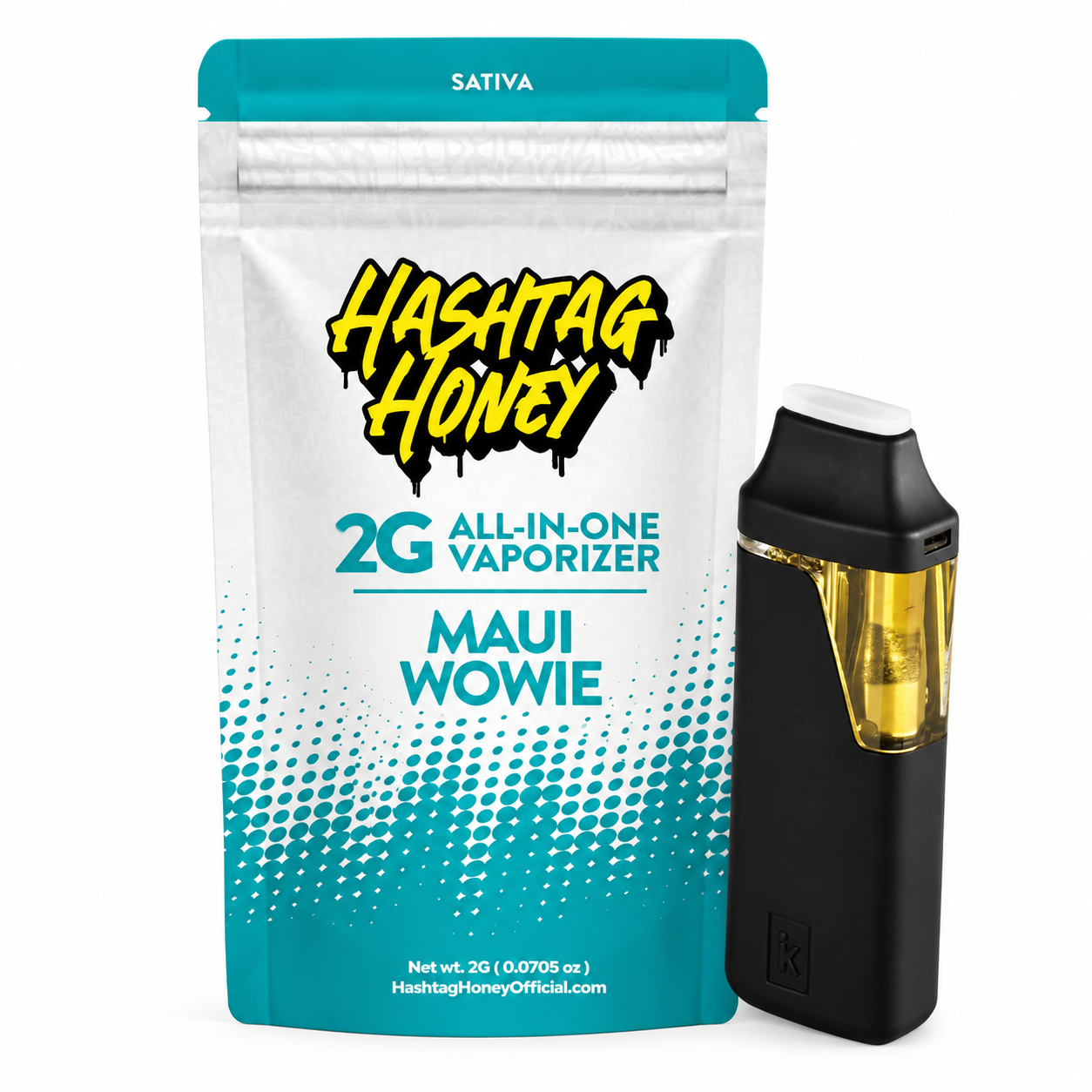 Maui Wowie All In One Disposable Vape by Hashtag Honey 2g