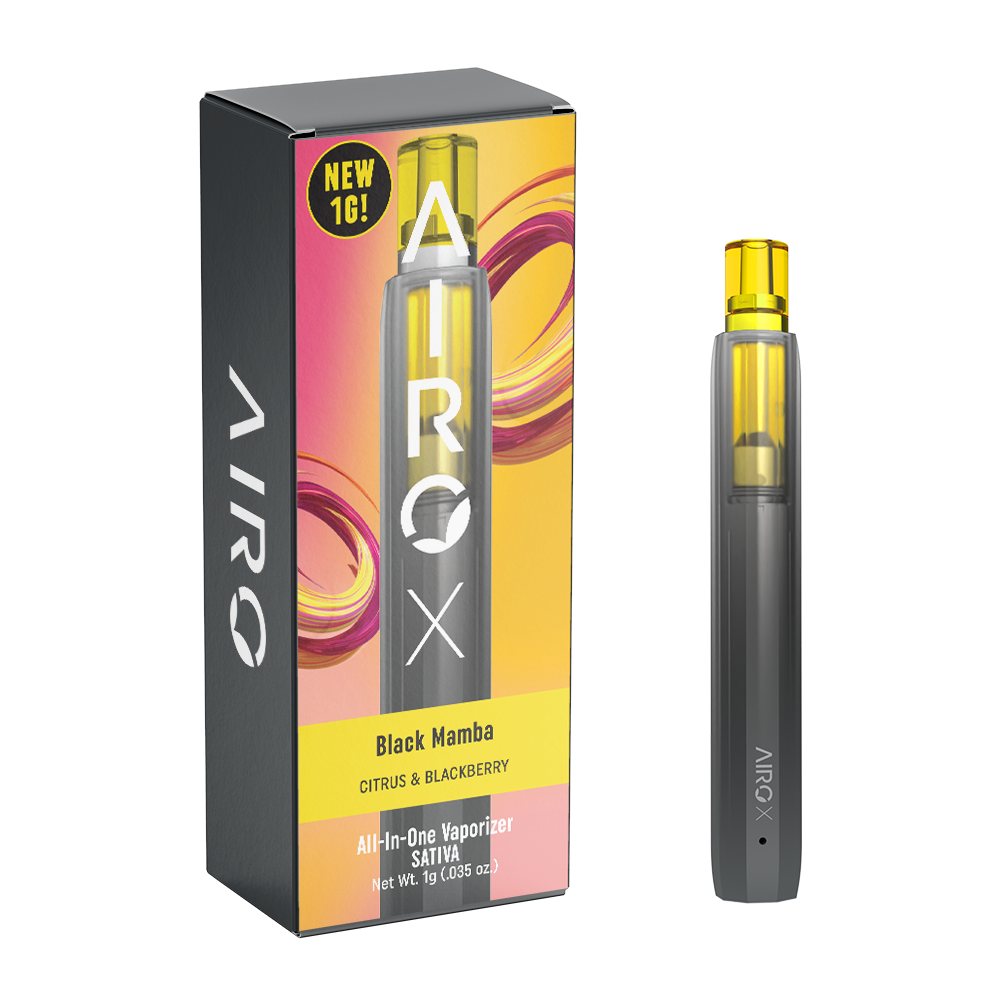 Black Mamba (Sativa) Solventless vape by airo 1g