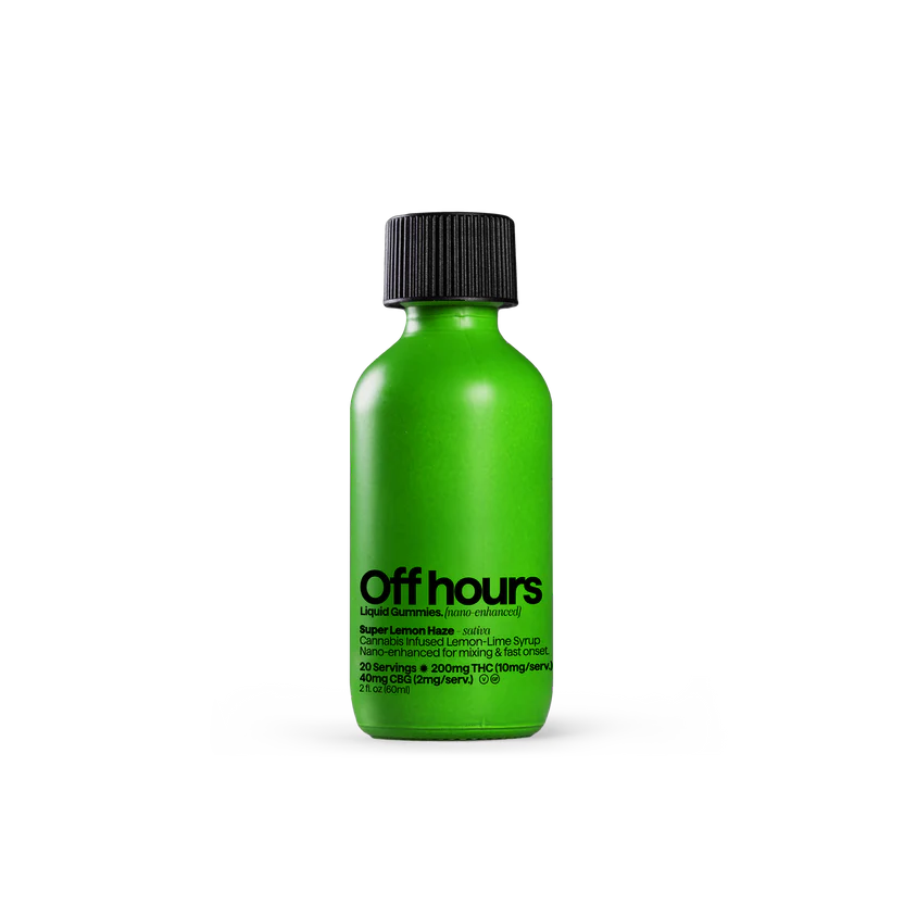 Super Lemon Haze Liquid Gummies by Off Hours 200mg