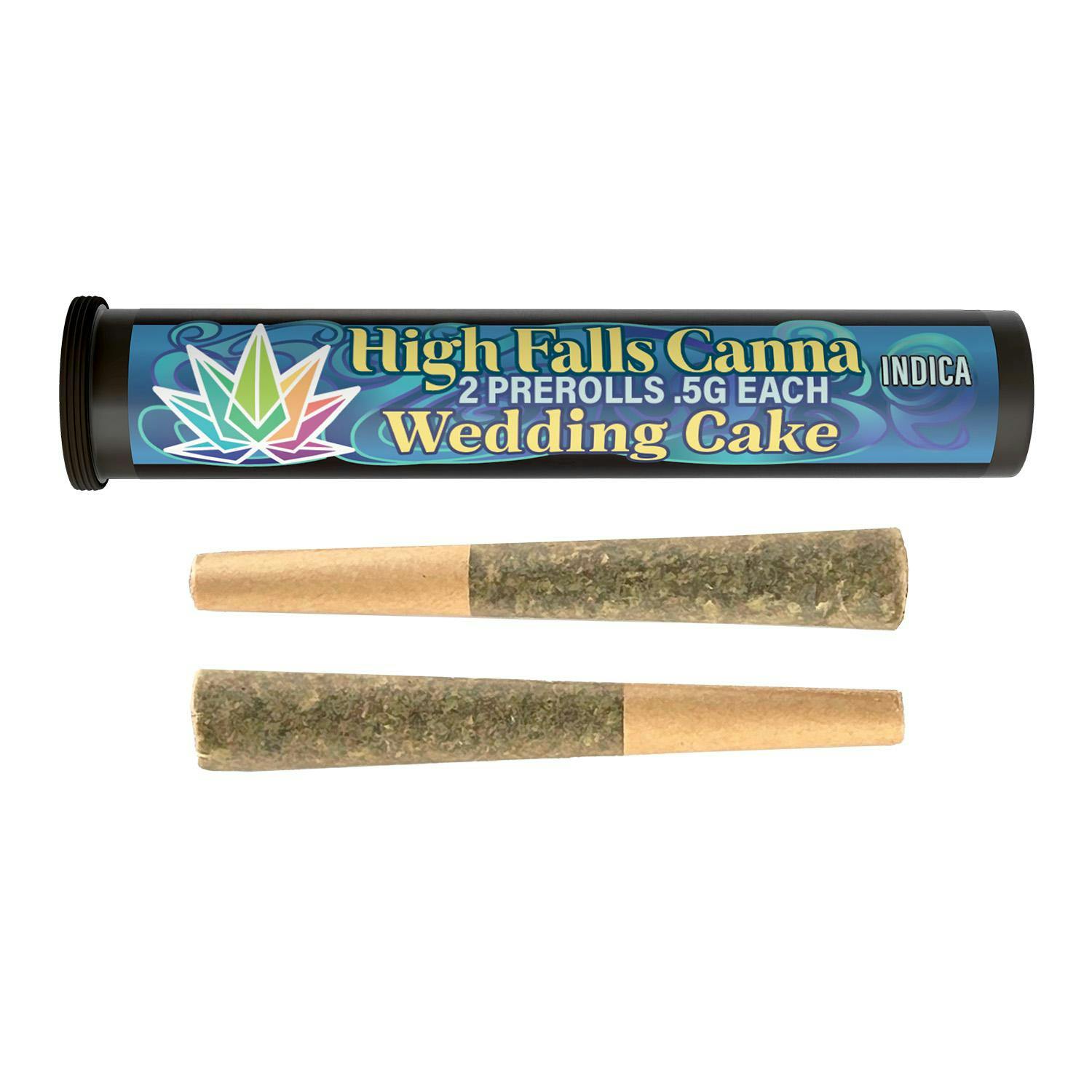 Wedding Cake 2 pack Pre Roll by High Falls Canna 1g