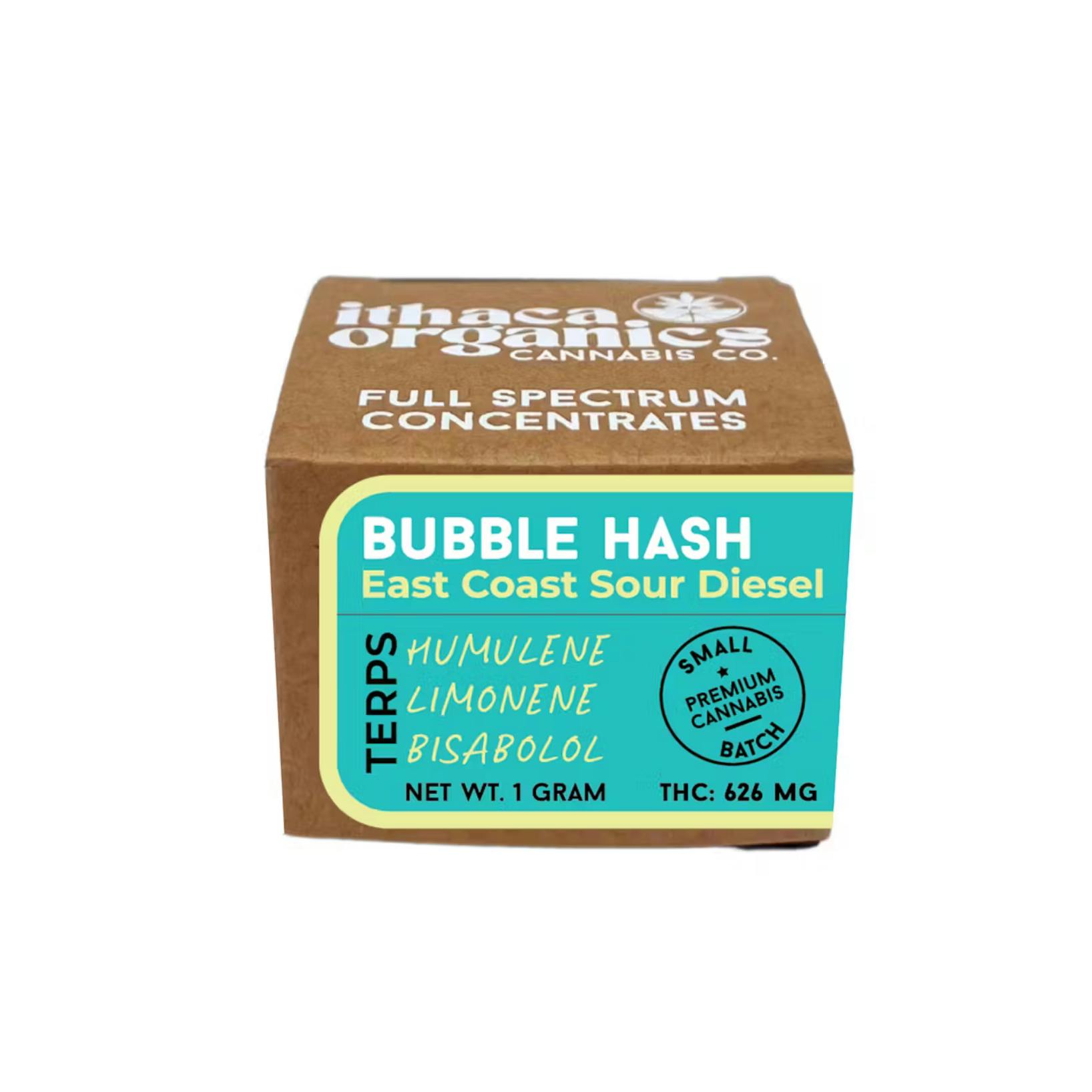 East Coast Sour Bubble Hash by Ithaca Organics 1g